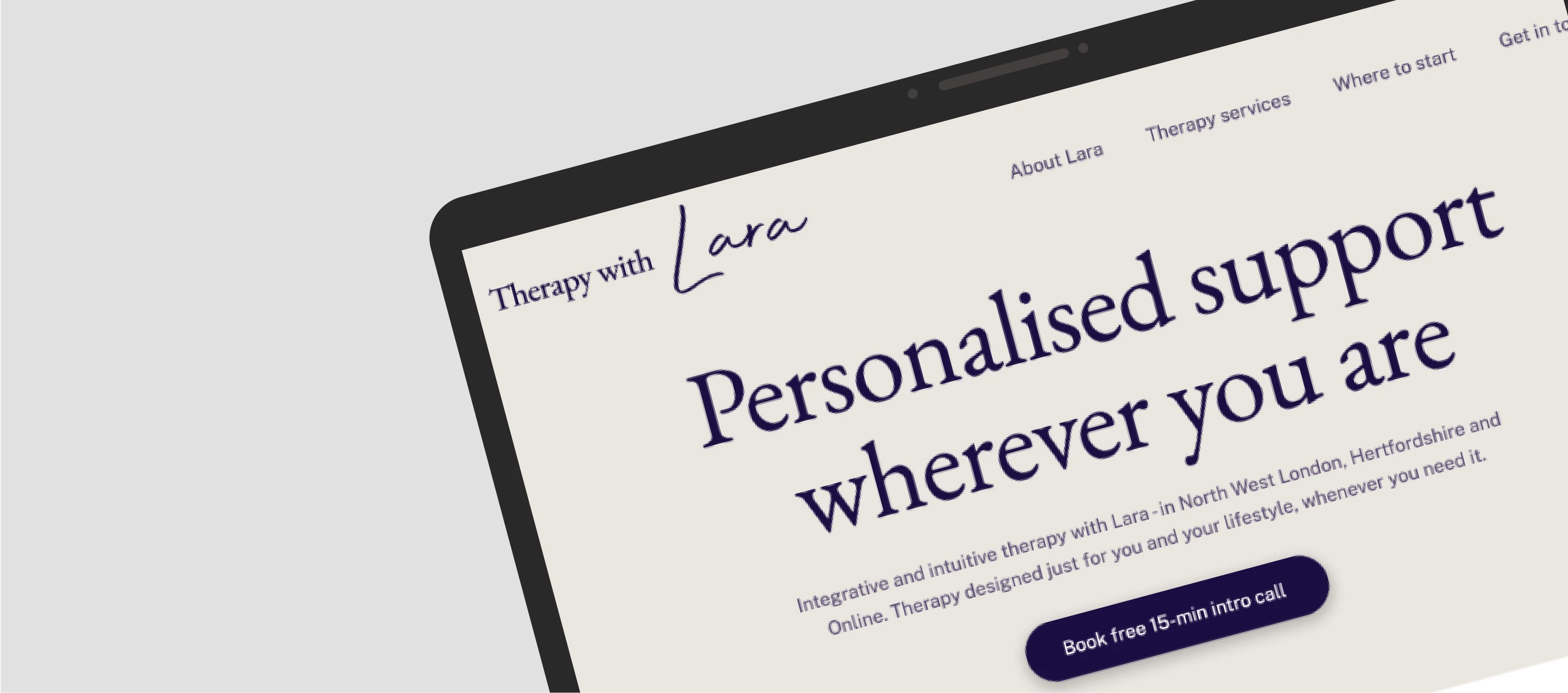 Therapy with Lara. — House of Hiero case study