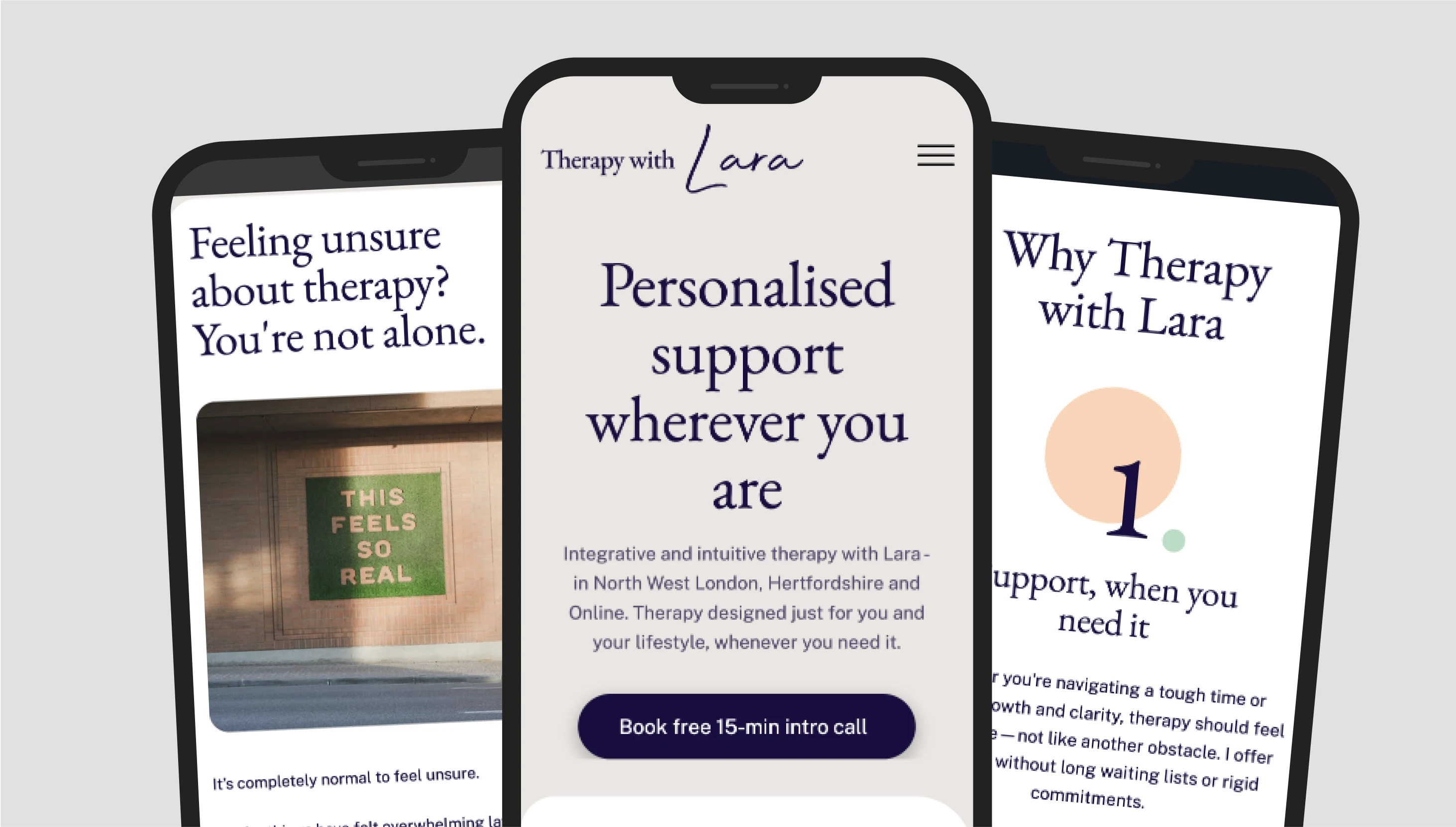 Therapy with Lara — visual communications